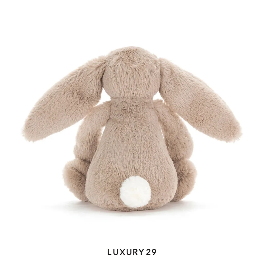 JellyCat Bashful Beige Bunny(Small, Brown)