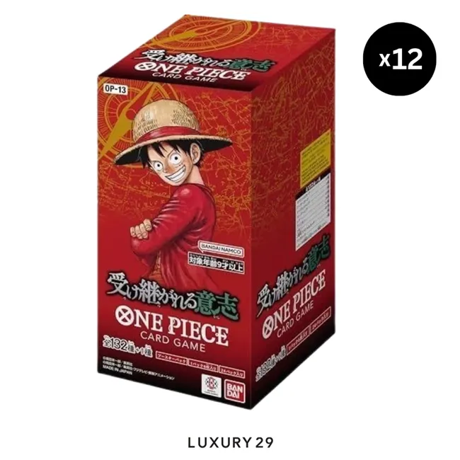 One Piece [OP-13] "Carrying On His Will" Carton  (JP)