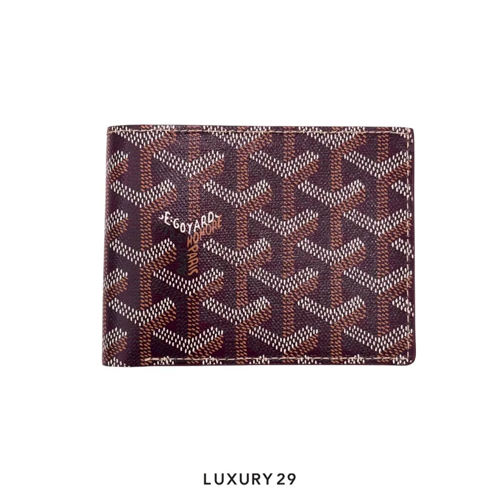 Goyard Victoire Wallet Burgundy(Small, Red)