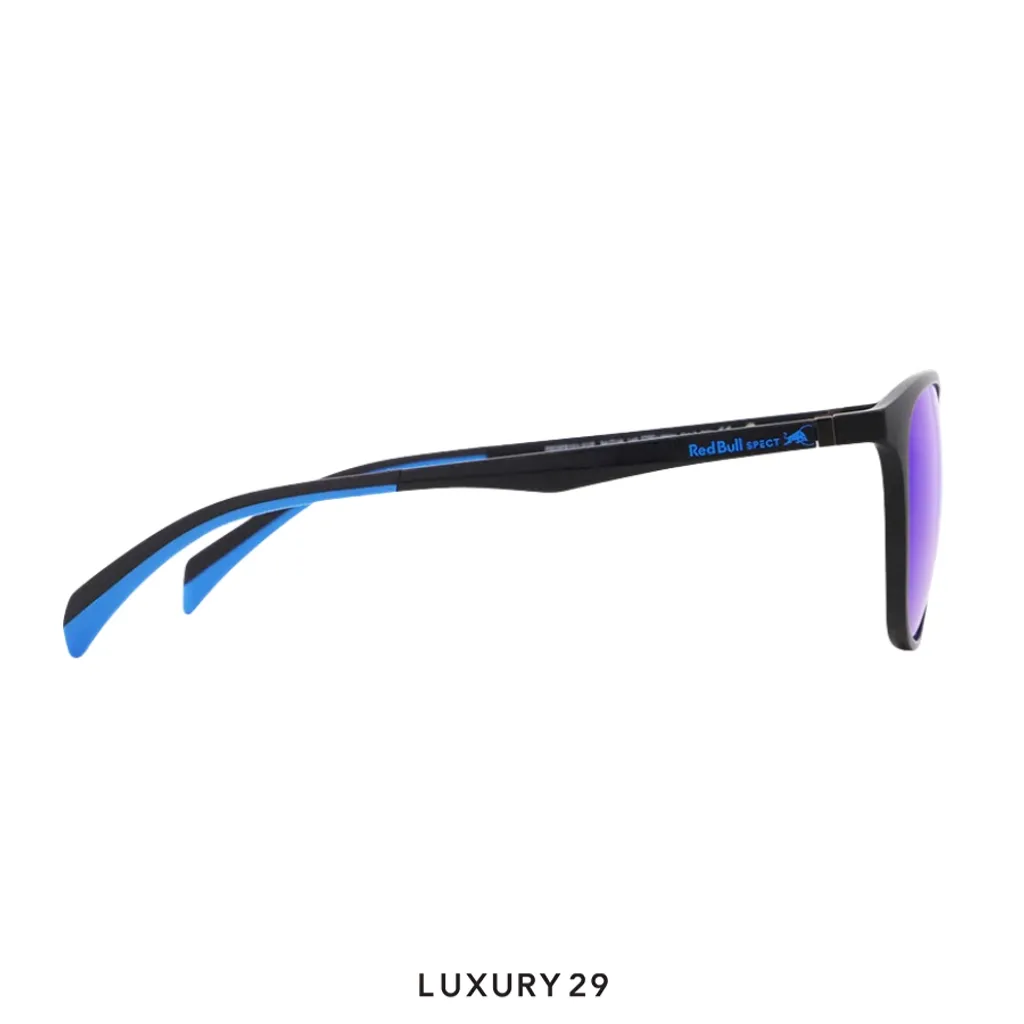 Red Bull Spect Sunglasses REDPS101-01P Double Concept smoke with dark blue mirror(Free Size, Blue)