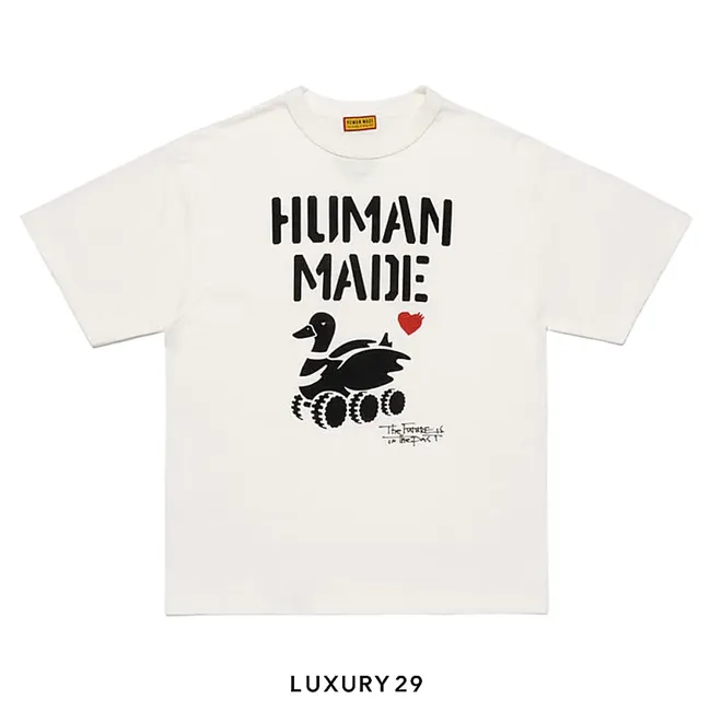 Human Made Graphic T-shirt Logo Duck White