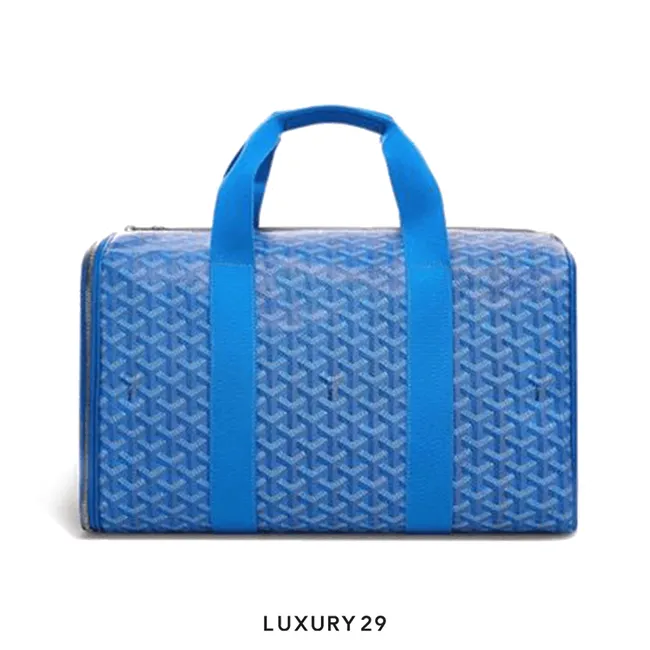 Goyard Voltigeur MM Bag Sky Blue