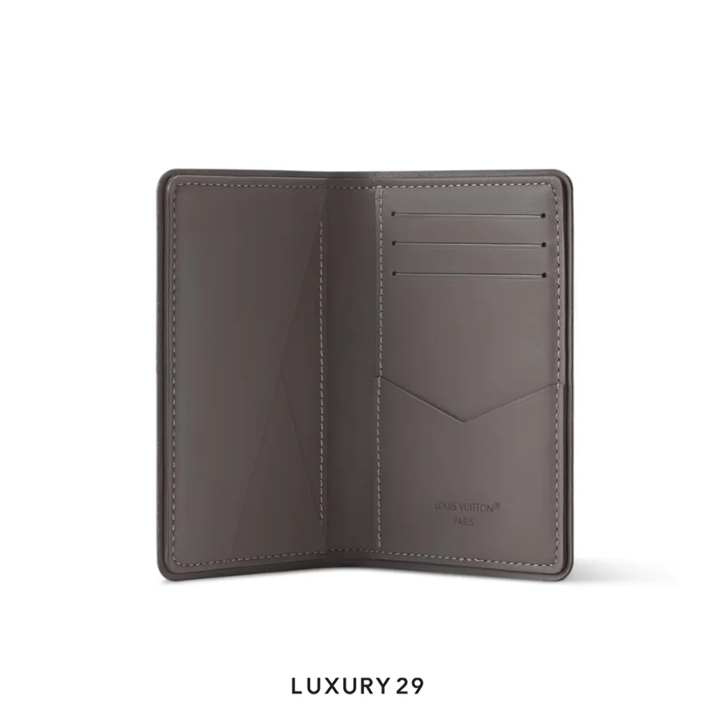 Louis Vuitton LV Pocket Organiser Gunmetal Grey(Small, Grey)