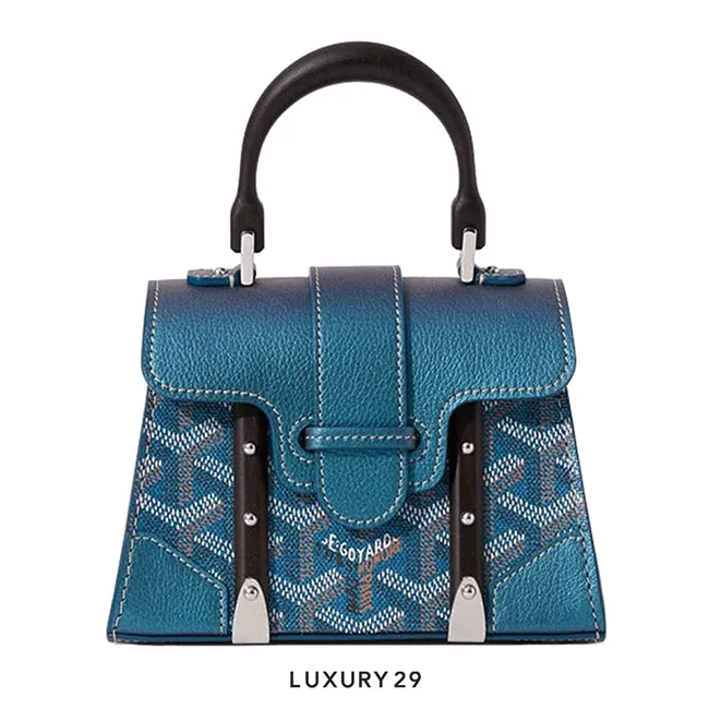 Goyard Saigon Structure Nano Bag 2024 Pearly Blue