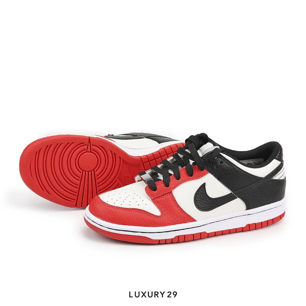 Nike Dunk Low EMB NBA 75th Anniversary Chicago(41, Red)