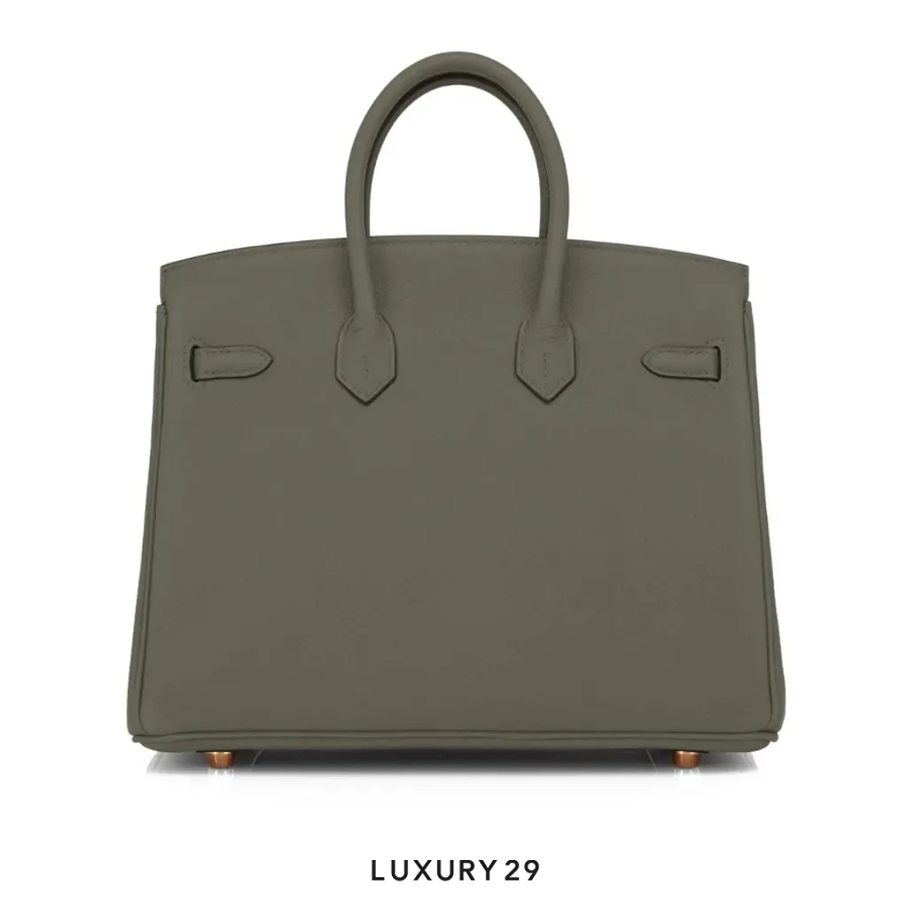 Hermes Birkin 25 Vert Maquis Bag Togo Gold Hardware Military Green K Stamp (2025)(Small, Green)