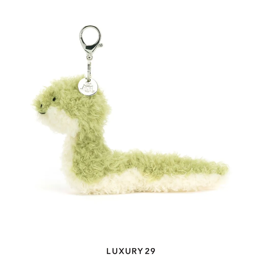 Jellycat Little Snake Bag Charm(Free Size, Green)