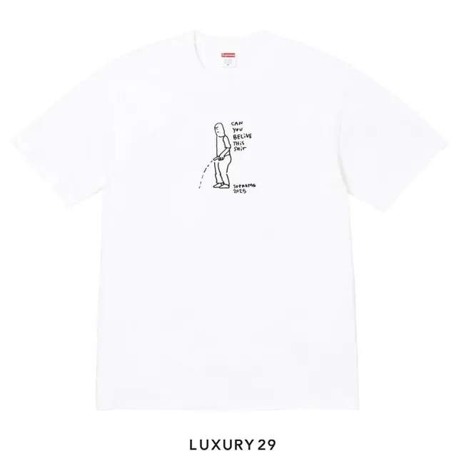 Supreme Piss Tee Whiite