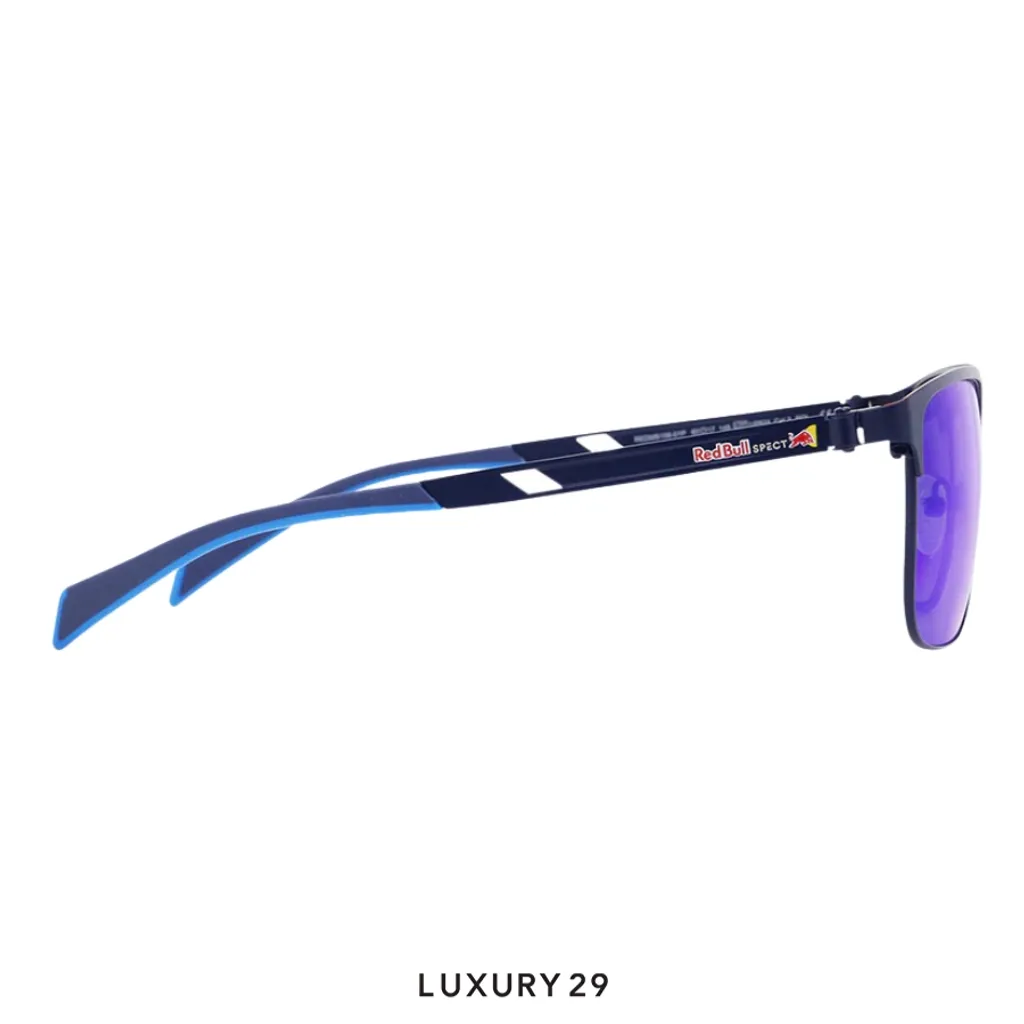 Red Bull Spect Sunglasses REDMS106-01PAERO SPIN Concept smoke with dark blue mirror(Free Size, Blue)