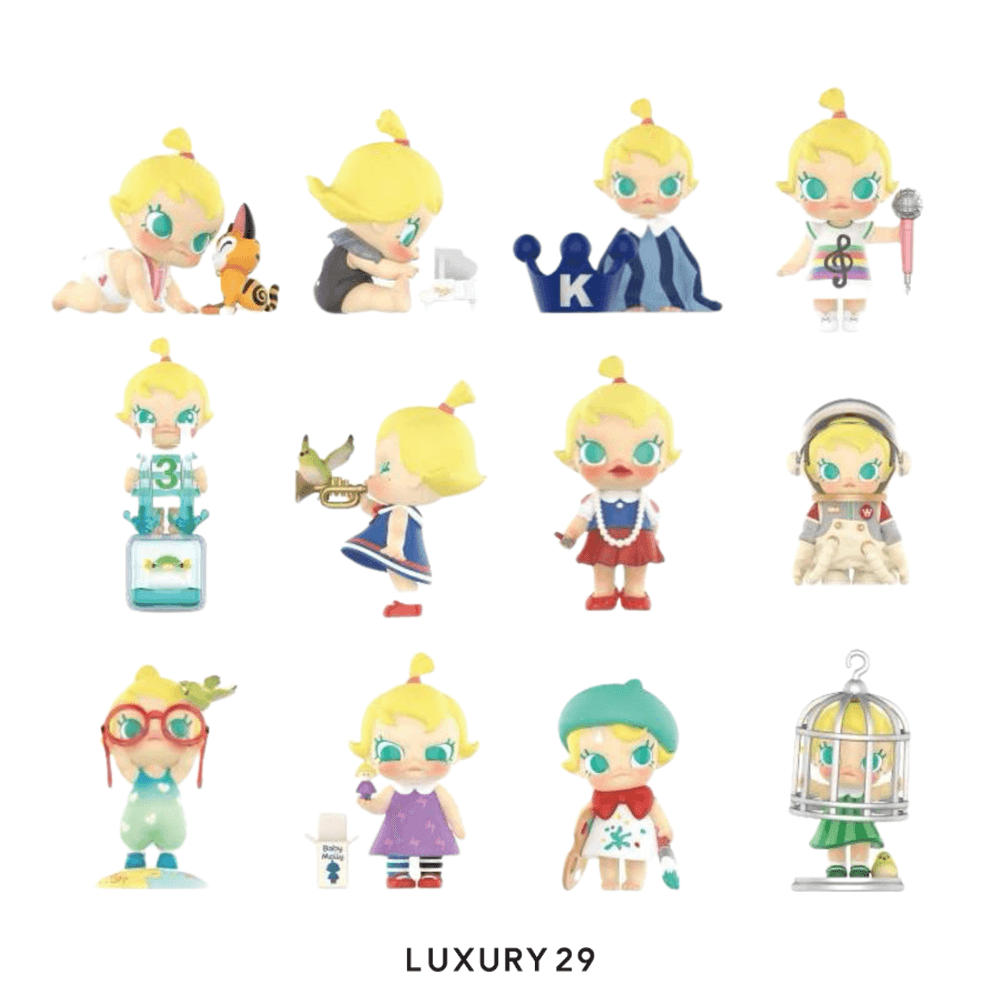 POP MART Baby Molly When I was Three Series Figures(Small, Multicolour)