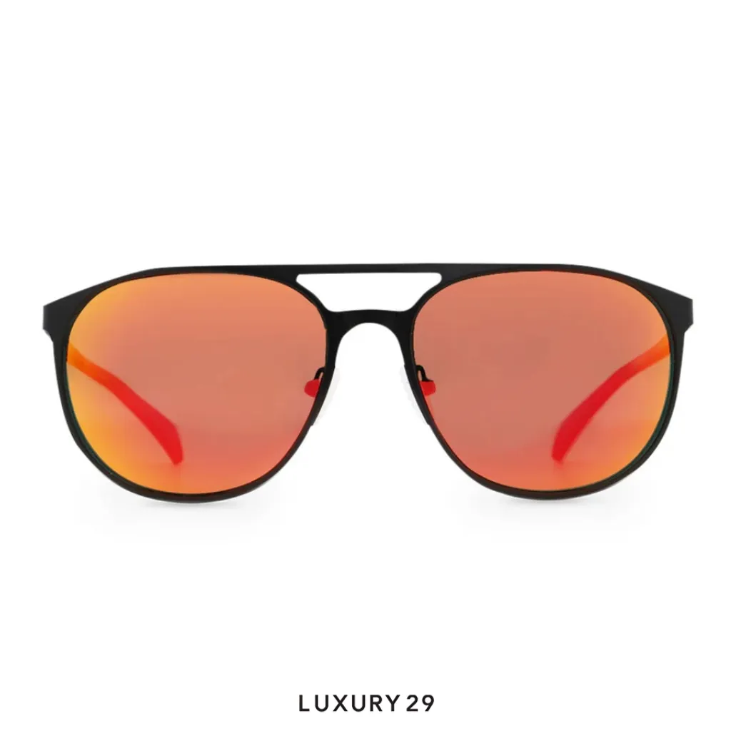 Red Bull Spect Sunglasses REDMS100-01P Flat Concept brown with red mirror(Free Size, Yellow)