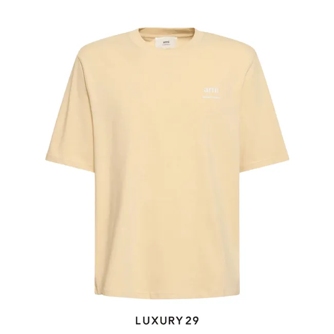 AMI ALEXANDRE MATTIUSSI T-SHIRT CREAM