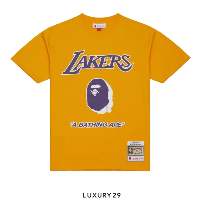BAPE x Mitchell & Ness NBA Los Angeles Lakers Tee
