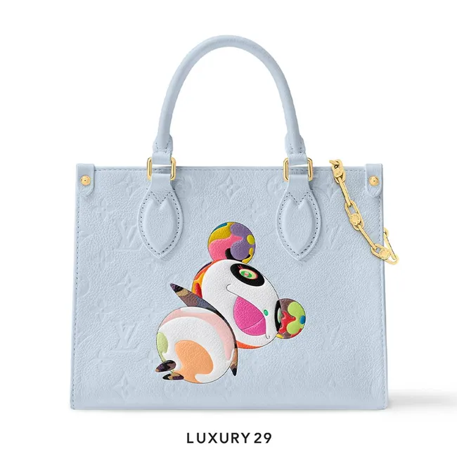 Louis Vuitton LV x TM OnTheGo PM Chain Washed Blue