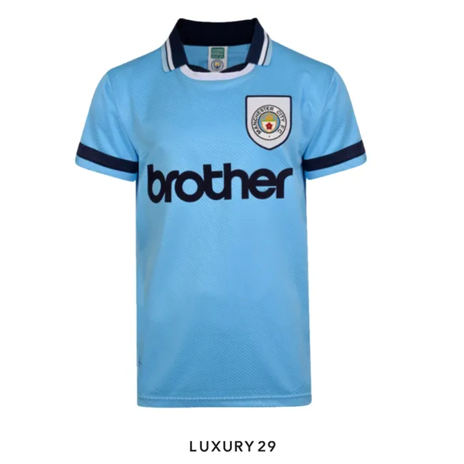 Manchester City 1994 Home Shirt Blue