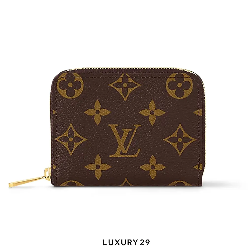 Louis Vuitton LV Zippy Coin Purse Monogram Canvas Brown(Small, Brown)
