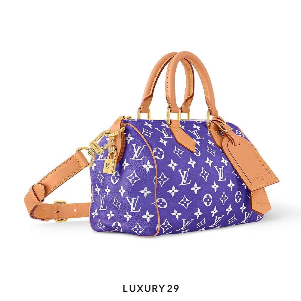 Louis Vuitton LV Speedy P9 Bandouliere 25 Amethyst purple(Mini, Purple)