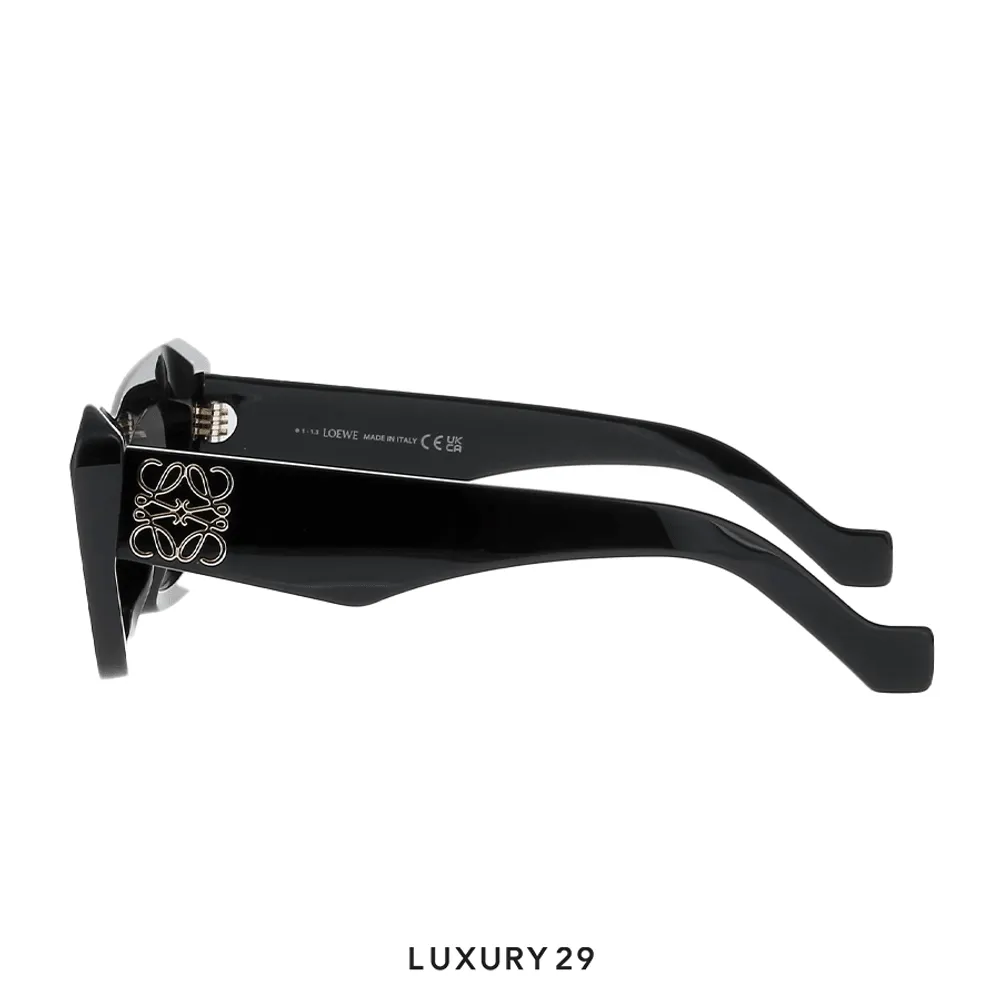Loewe Cateye Sunglasses in Acetate Black(Free Size, Black)