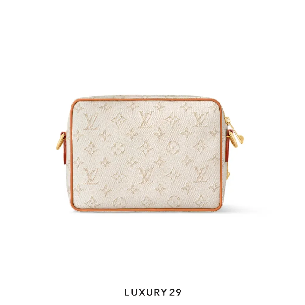 Louis Vuitton Nil Monogram Heritage coated canvas Off-White(Small, White)