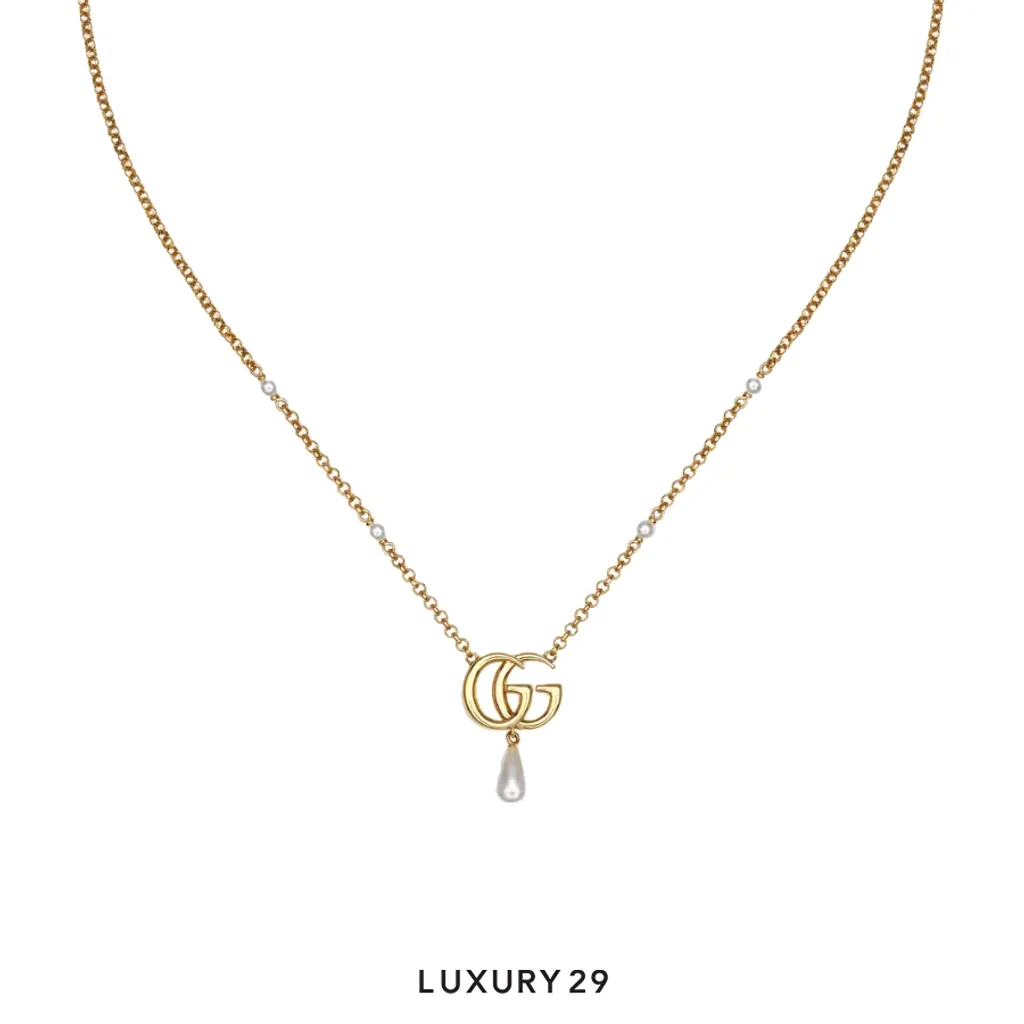 Gucci GG Marmont pendant necklace Gold(Free Size, Gold)