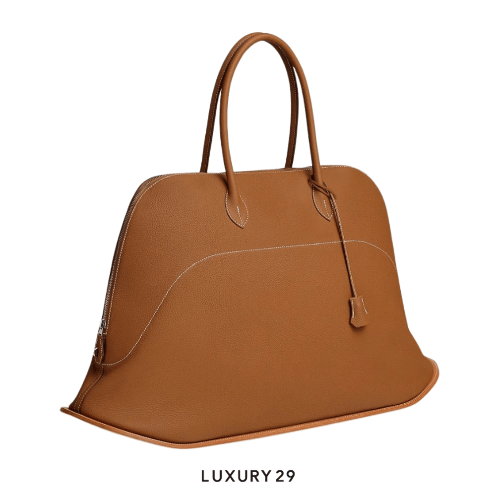Hermes Bolide skate 65 bag Gold / Naturel Sable / Multicolore(Maxi, Gold)