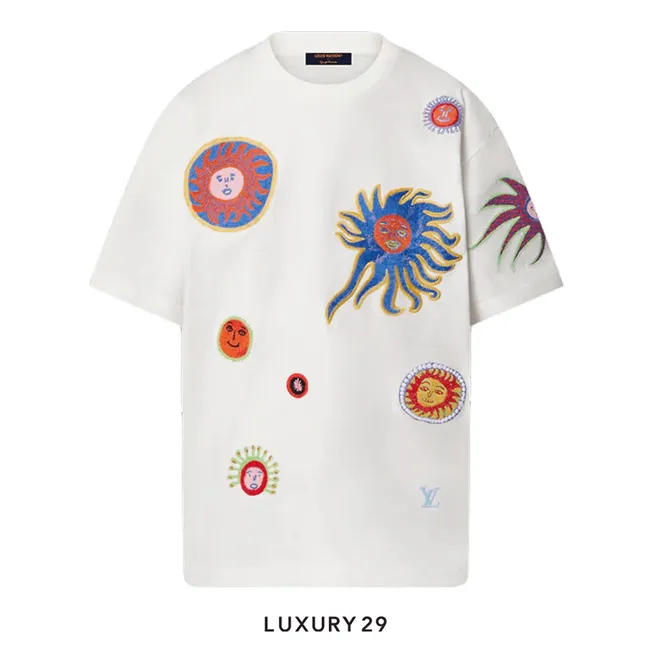 Louis Vuitton LV x YK Embroidered Faces T-Shirt