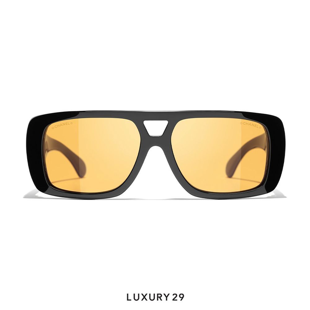 Chanel Pilot Sunglasses Black(Free Size, Black)
