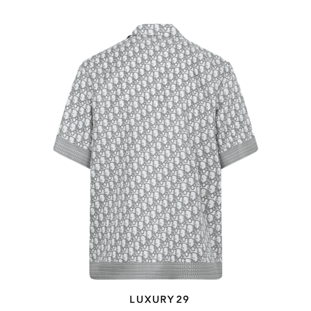 Dior｜SHORT-SLEEVED PIQUE/COLLAR (483J834A0931 580) CD Icon Polo Shirt Blue Cotton Piqué | DIOR
