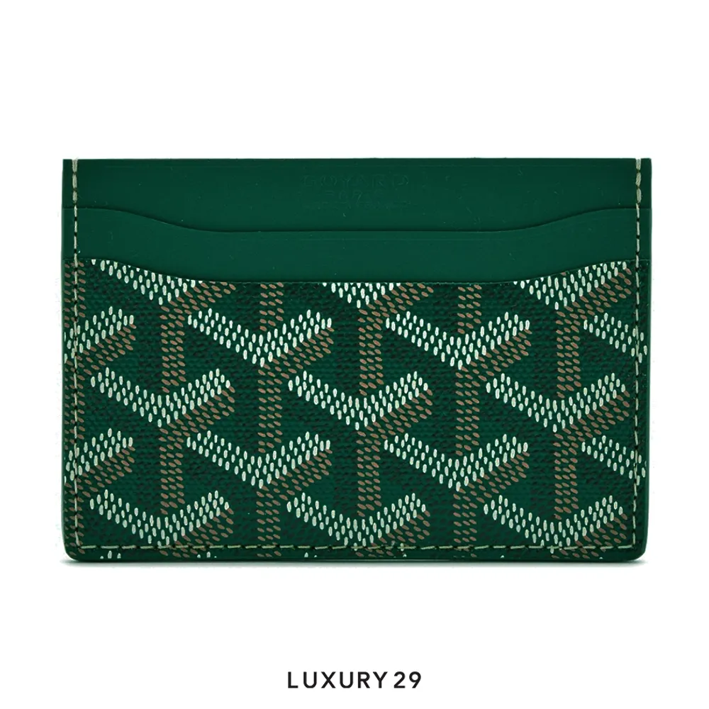 Goyard Saint-Sulpice Card Wallet Green(Small, Green)