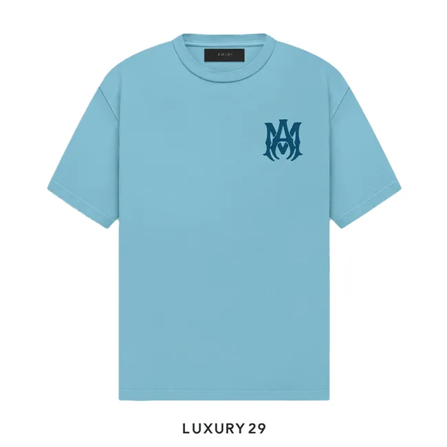 Amiri MA CORE LOGO TEE BLUE
