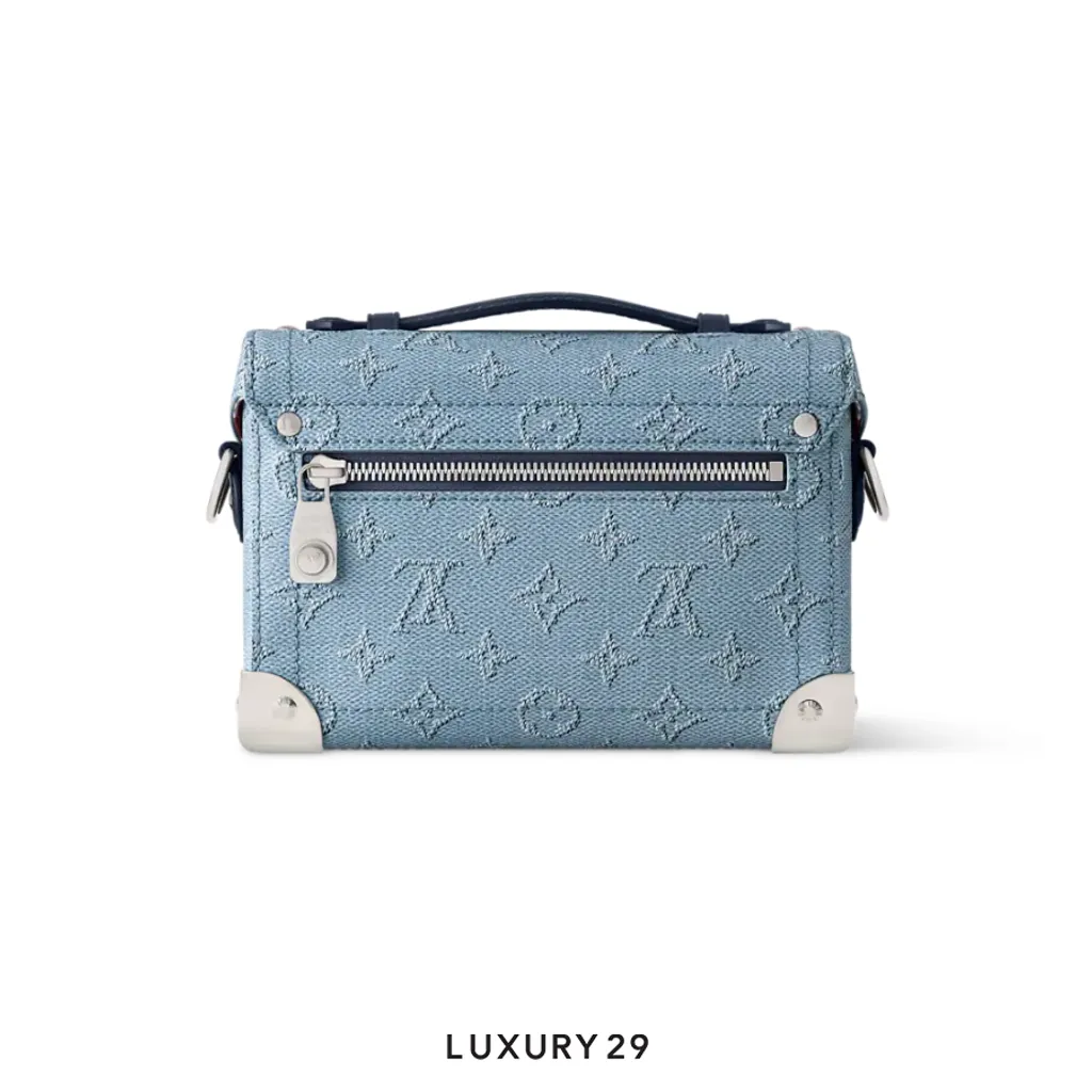 Louis Vuitton LV Soul Trunk Monogram Heritage coated canvas Blue(Small, Blue)