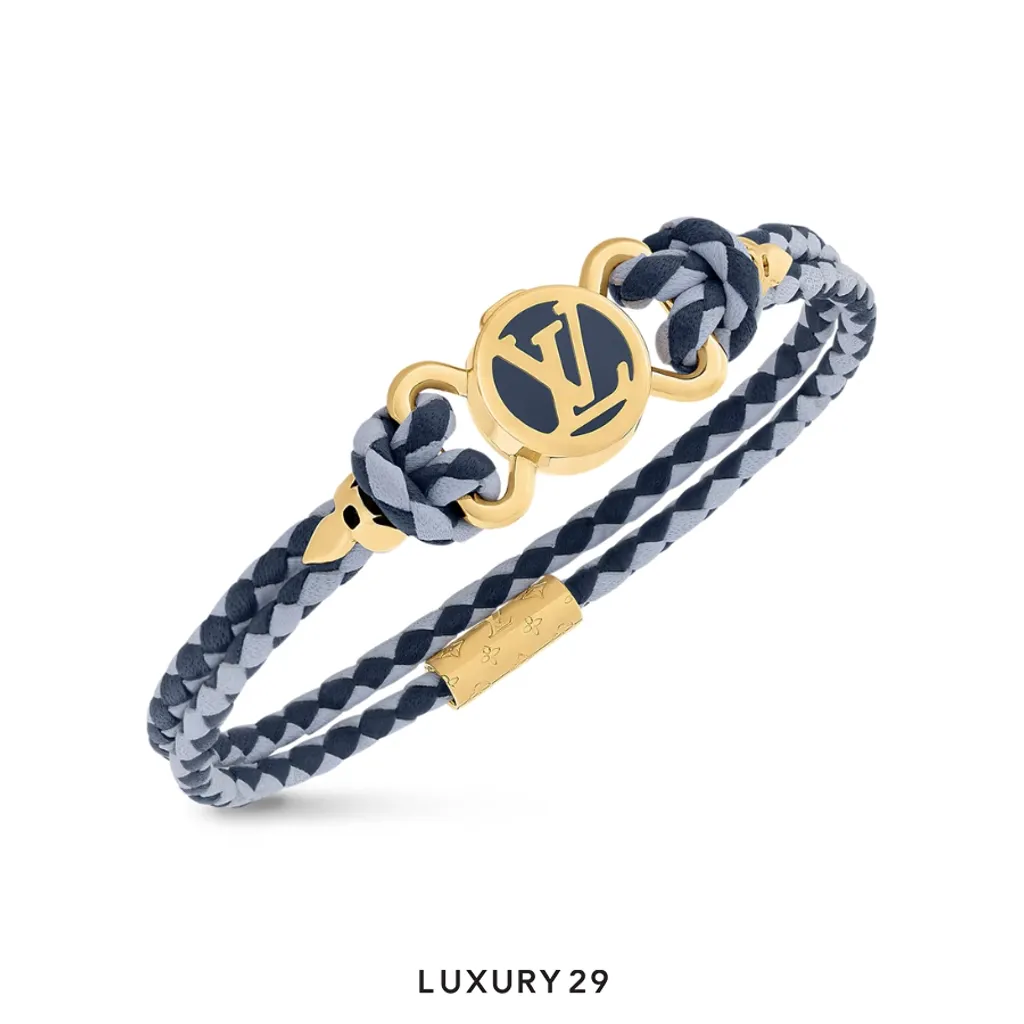 Louis Vuitton LV Clic It Bracelet Black(Free Size, Black)