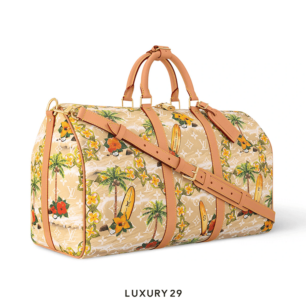 Louis Vuitton LV Keepall Bandouliere 50(Medium, Brown)