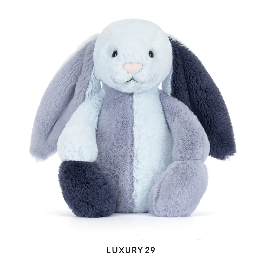 JellyCat Puddlesea Bunny(Medium, Blue)