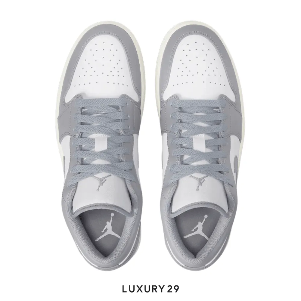Nike Air Jordan 1 Low Vintage Grey (GS)(M)(35.5, Grey)