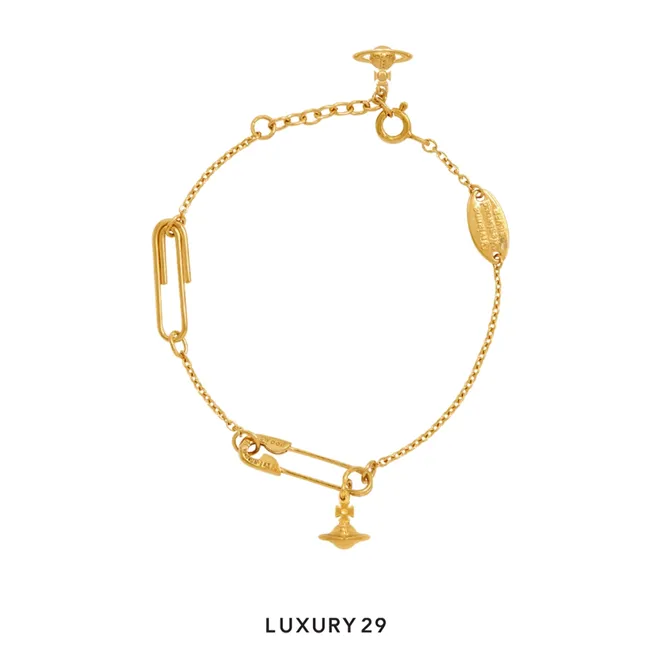 Vivienne westwood SAFETYPIN Bracelet SS25 GO U  (SET6)