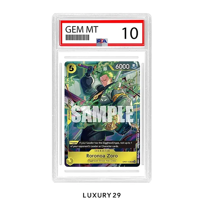 One Piece Promotion Cards Roronoa Zoro  (One Piece Day Dallas 2025)  (PSA10)