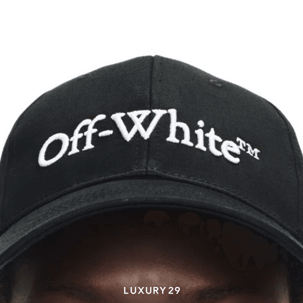 Off-White Bookish Dril baseball cap(M, Black)