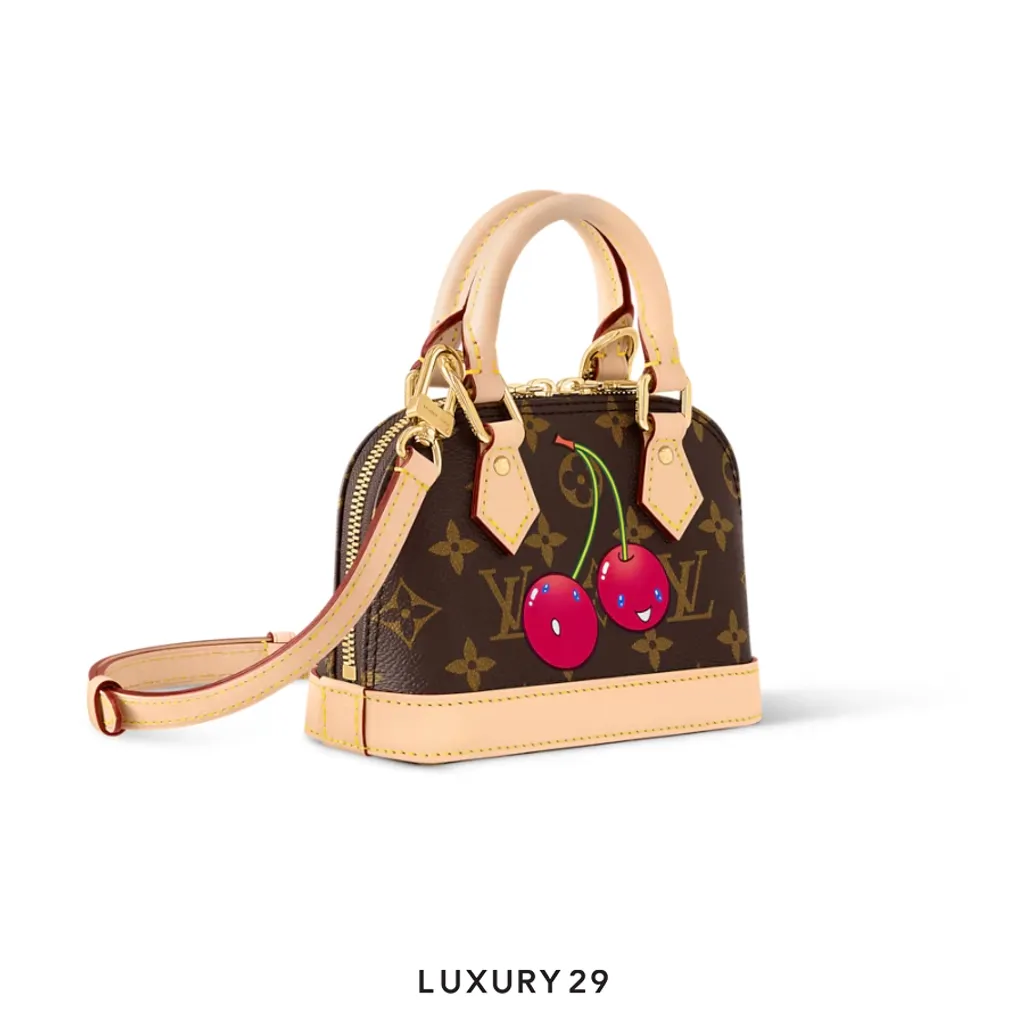 Louis Vuitton LV x TM Nano Alma Monogram coated canvas Brown(Mini, Brown)