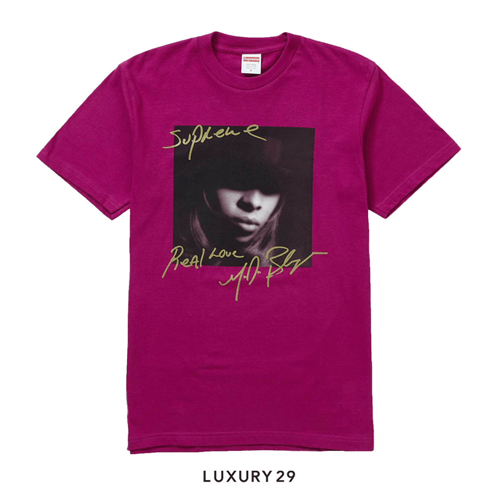 Supreme Mary J. Blige T-Shirt 'Magenta'(M, Purple)