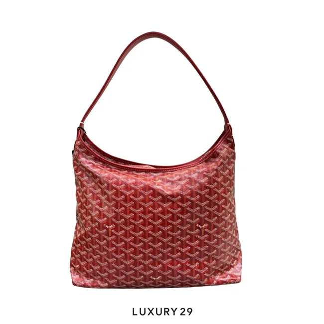 Goyard Boheme Hobo Bag Red