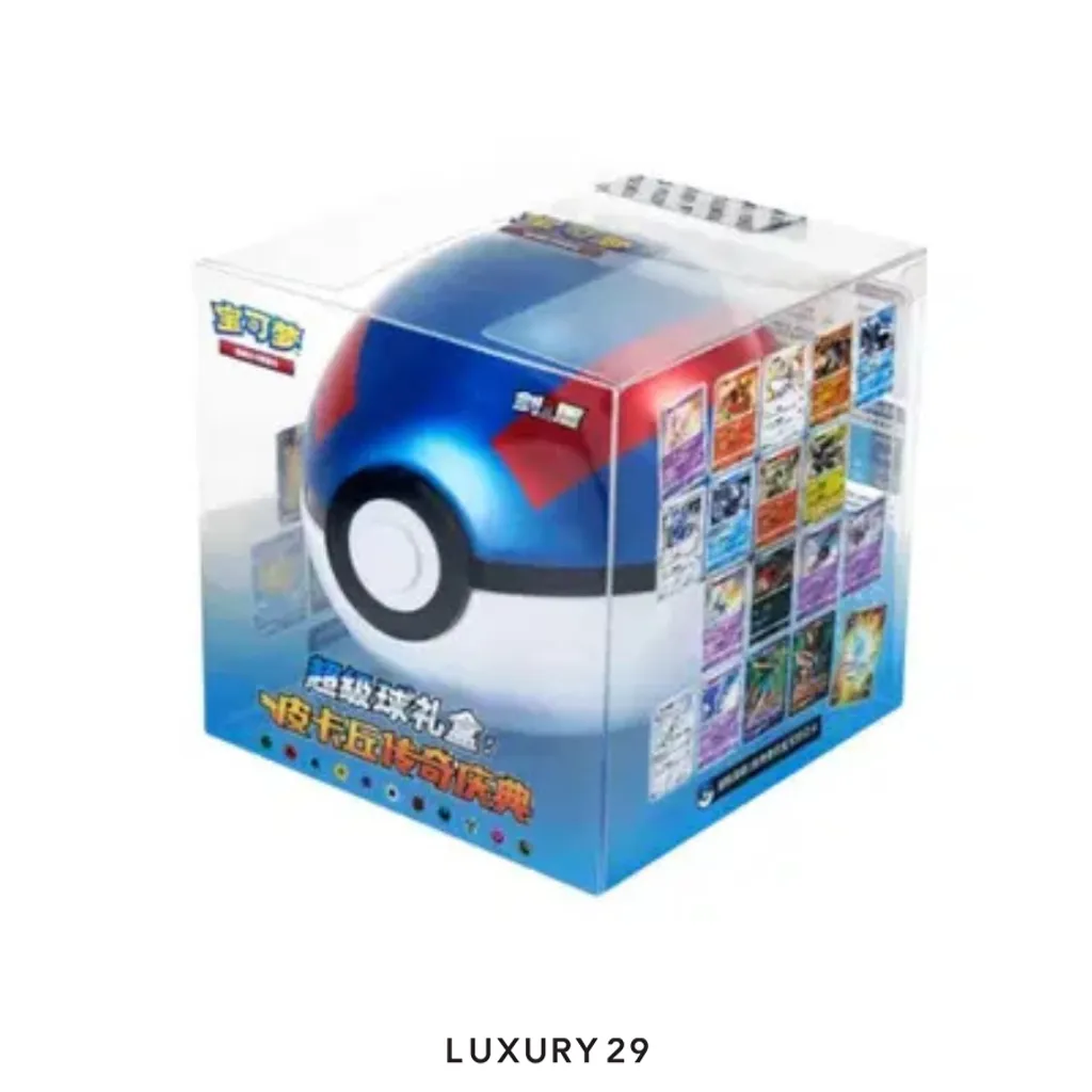 Pokemon [Blue] Poke Ball Gift Box Pokeball  (CH)(Small, Blue)