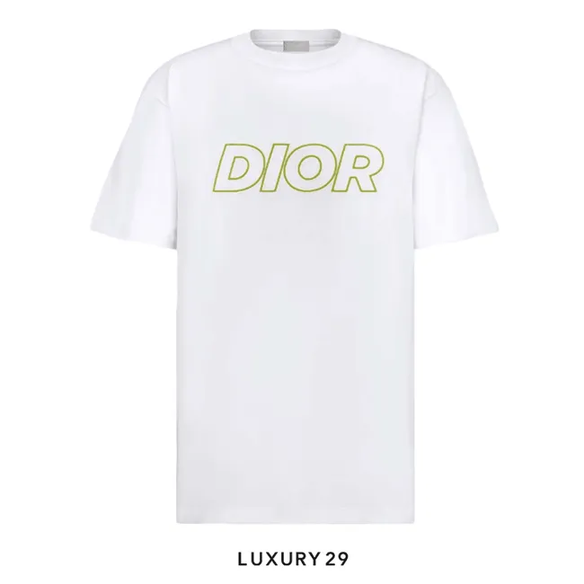 Dior Relaxed-Fit T-Shirt White Cotton Jersey
