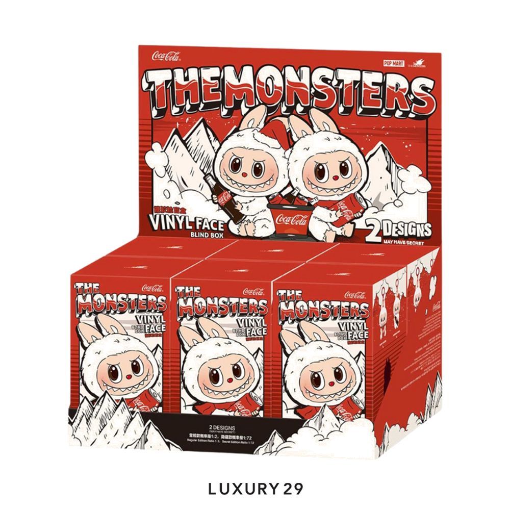 POP MART THE MONSTERS - COCA COLA SERIES Vinyl Face Blind Box(Small, Multicolour)