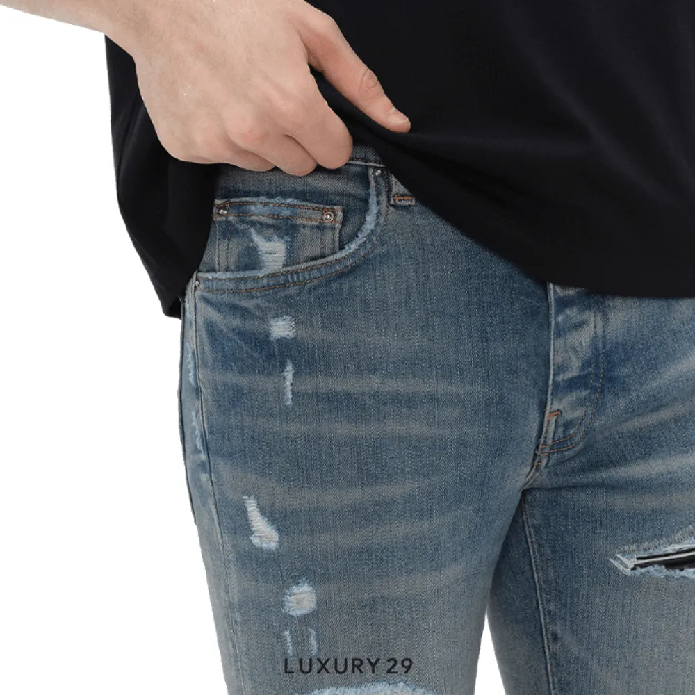 Amiri MX1 JEAN CLAY INDIGO(S, Blue)