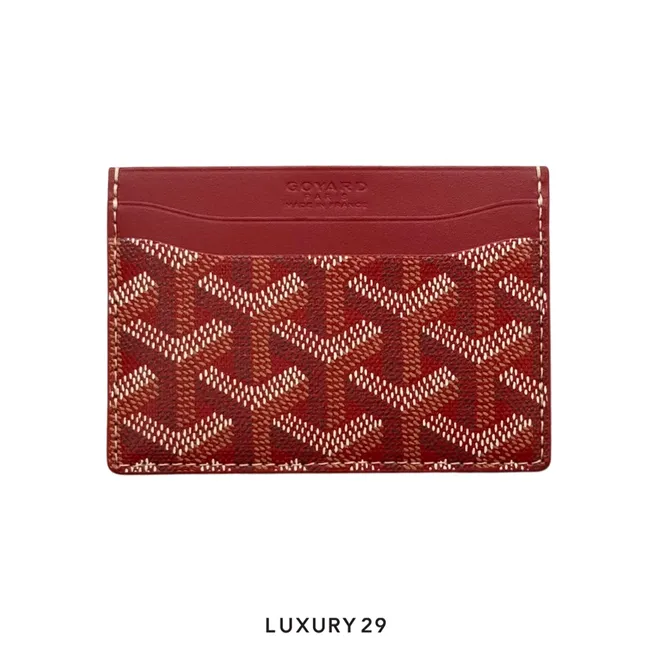 Goyard Saint-Sulpice Card Wallet Red
