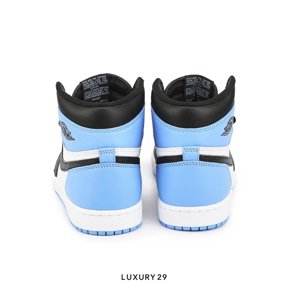 Nike Jordan 1 Retro High OG UNC Toe(M)(47.5, Blue)