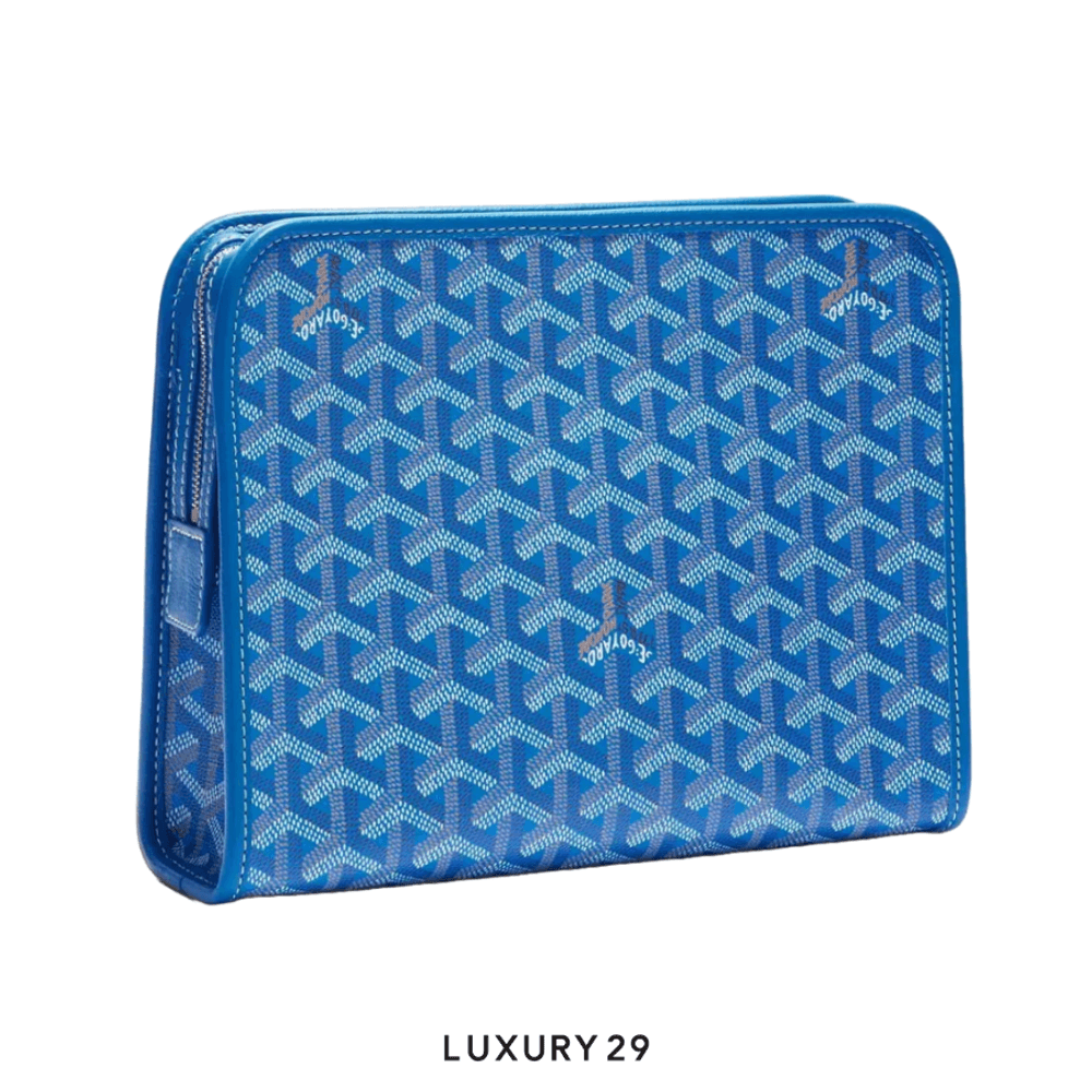 Goyard Jouvence MM Toiletry Bag Sky Blue(Medium, Blue)