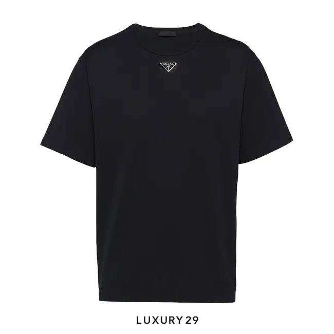 Prada Cotton T-shirt Nero