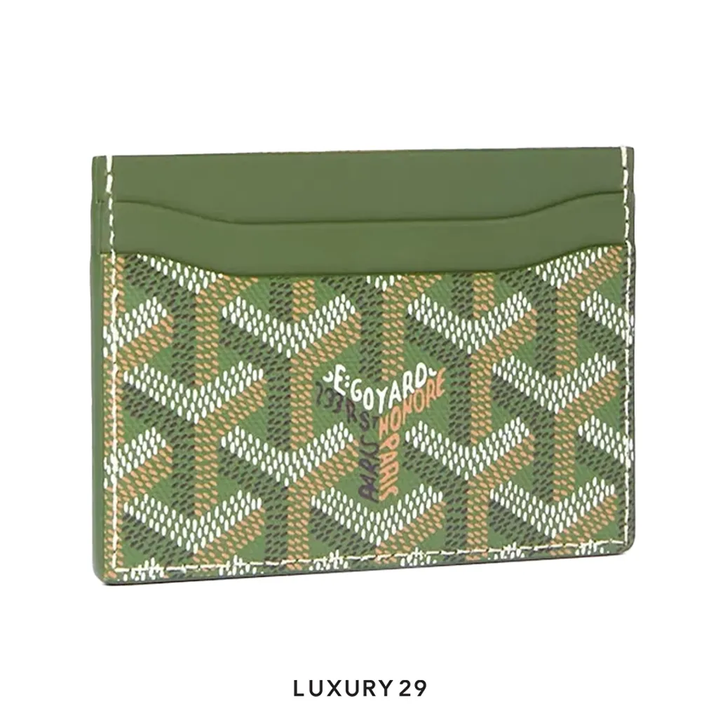 Goyard Saint-Sulpice Card Wallet Khaki - GYD233(Small, Green)